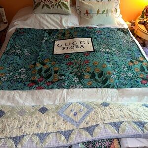 Gucci Flora Fabric • Floral • Banner • Tablecloth • Display Cover • NWT